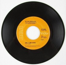Elvis Presley 45 RPM Vinyl Record, Life &amp; Only Believe, 47-9985 - £9.43 GBP