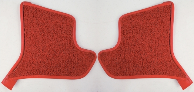 Corvette 1963-1964 Panel Kick With Windlace And Carpet Pair - $94.99