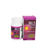 Natural Factors Vitamin B12 Methylcobalamin, 5000 mcg, 60 Chewable Tablets - $23.13 CAD