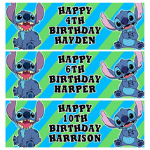 DISNEY STITCH Personalised Birthday Banner - Ariel Birthday Party Banner - D2 - £4.23 GBP