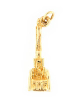 Chicago water tower Unisex Charm 14kt Yellow Gold 353432 - £117.73 GBP