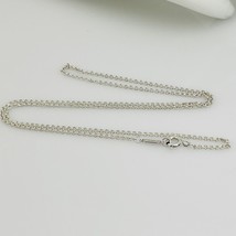 24" Tiffany & Co Chain Necklace Mens Unisex 1.5mm Large Link Sterling Silver - $249.00