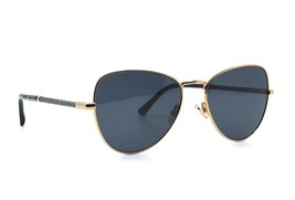 New Jimmy Choo CAROL/S 2M2 COLD/BLACK Grey Authentic Sunglasses - £161.80 GBP