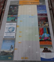 ACTA 2007 Large Poster Travel Planner Travel Collectible Canadian Travel... - £14.87 GBP