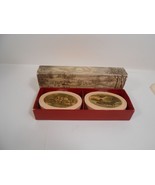 Vtg Avon Christmas Gift Set 1876 Winterscapes two  fragrance soap Currie... - £8.86 GBP
