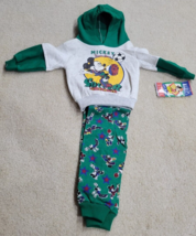 NEW Vintage Mickey for Kids Size 18 Months Baby Mickey 2 Piece Hoodie Pa... - $31.56