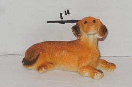 Dog Animal Pretend Play 1&quot; PVC Figure Jungle Wild Life Cake Topper - £3.79 GBP