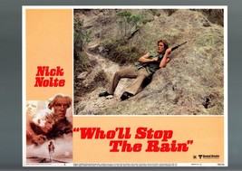 WHO&#39;LL STOP THE RAIN-1978-LOBBY CARD-ACTION-NICK NOLTE NM - £11.82 GBP