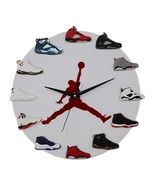 30 cm 3D Basketball Shoe Wall Clocks Creative Sneakers Clock Flight Wall... - £30.29 GBP