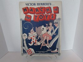 Victor Herbert&#39;s March Of The Toys 1903 M.Witmark Piano Sheet Music H.Hadley Art - £7.84 GBP