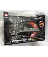 (PILOT BRAND) TEMPEST II (WIRELESS INDOOR HELICOPTER) 2014 Red-Silver-Black - $689.18 MXN
