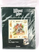 Anchor Lilliput Lane The Right Note Counted Cross Stitch Picture Kit  LL208 Vtg - $33.69
