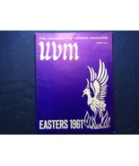 1961  UNIVERSITY OF VIRGINIA UVA MAGAZINE UVM CHARLOTTESVILLE, VA - EAST... - $67.83 CAD