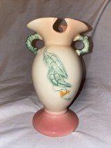 Vintage Hull W4 - 6 1/2 USA Pottery Handle Vase 7” Tall - £26.97 GBP