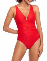 Ralph Lauren One Piece Swimsuit Red Size 4 $145 - Nwt - £28.23 GBP