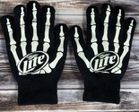 Miller Lite Glow In The Dark Skeleton Gloves - RARE! - $24.18
