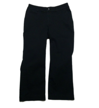Croft &amp; Barrow Natural Fit Capri Pants ~ Sz 4 ~ Black ~ Stretch ~ Mid Rise  - $15.29