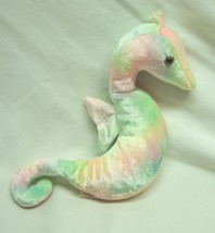 TY Beanie Baby NEON THE TIE DYED MULTICOLOR SEAHORSE 8&quot; STUFFED ANIMAL T... - $14.85