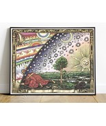 The Flamarion Engraving Colored Rare Print, Mystical Knowledge Quest, Di... - $28.07 CAD