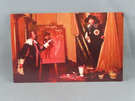 Vintage Postcard - King Charles and Sir Anthony Van Dyck Wax Figures - Lovick - £11.88 GBP