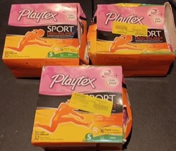 3 Pks. Playtex Sport MULTI PK. Tampons Lightly Scented 32 Ct Box (ZZ33) - £28.42 GBP