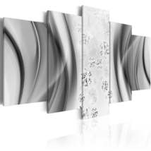 Tiptophomedecor Glamour Canvas Wall Art - Diamonds Waves - Stretched &amp; Framed Re - £71.93 GBP+