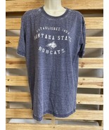 NEW Blue 84 NCAA Montana State Bobcats T-shirt Men&#39;s Size L KG - $374.59 MXN