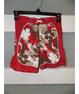 Carter&#39;s Hawaiian Red Lined Swim Trunks Size 4T Boy&#39;s READ BELOW - $109.22 MXN