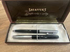 Scheaffer’s 2-Pen Set No. D26-3 Fountain Pen And Reminder Clip Ballpoint... - €25,37 EUR