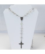 Catholic St Ann Clear Crystal Rosary St Anne De Beaupre Virgin Mary Cruc... - €25,34 EUR
