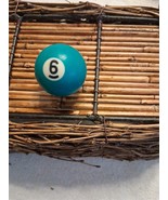 Replacement Mini Billiard Pool Ball - Teal #6 - $9.99