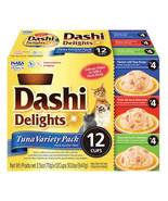 Inaba Dashi Delight Tuna Flavored Variety Pack Cat Food Topping - Grain-... - £20.95 GBP+