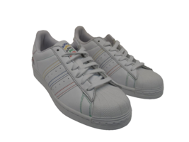 Adidas Men&#39;s Originals GY8066 Superstar Athletic Sneaker White Multi Size 11D - £42.70 GBP