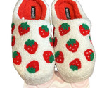 Kensie Womens Faux Sherpa Memory Foam Slippers Strawberry New Sz 10/11 - $24.99