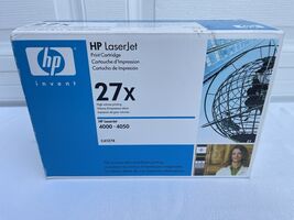 Genuine HP C4127X 27X Black Toner Cartridge Box HP LaserJet 4000 *Fast S... - $44.54