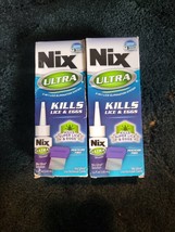 2 BOXES Nix Ultra 2-in-1 Super Lice Treatment with Lice Removal Comb EXP... - $19.79