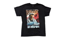 Snoop Dogg &quot;Rollin In My 64&quot; Black T-shirt NY Horizon Graphic Rap Sz Large  - £18.70 GBP