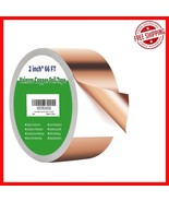Copper Foil Tape 2&quot; x 66 FT – Versatile Conductive Adhesive for Crafts - $421.99 MXN