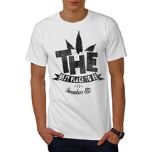 Wellcoda Best Place Blunt Pot Mens T-shirt, Best Graphic Design Printed Tee - £14.96 GBP+