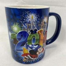 Disney Parks 3D Ceramic Mug Walt Disney World 4 Parks 2014 Sorcerer Mickey - $8.90