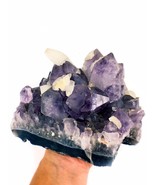 Amethyst with Calcite Spectacular Crystal Specimen - $335.00