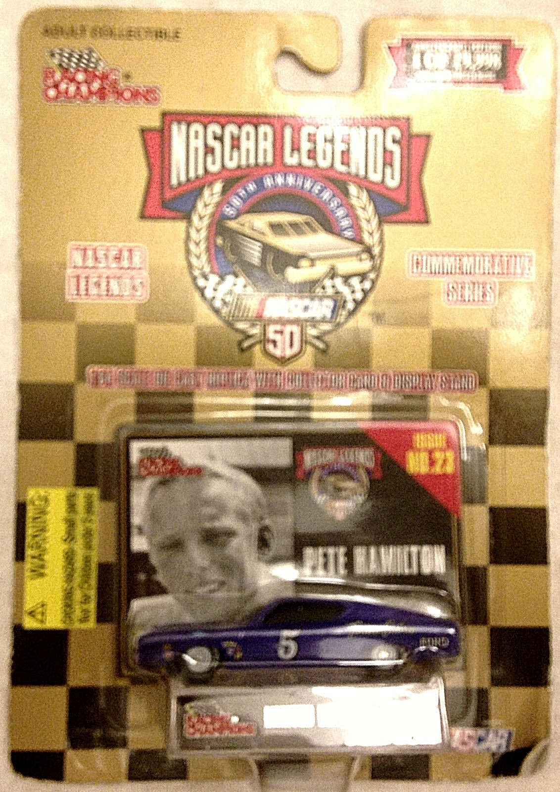 '98 Racing Champions, #5 Pete Hamilton Nascar Legends, Diecast Race Car - $14.95