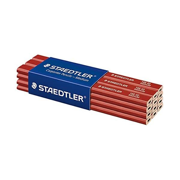 Staedtler Medium Carpenters Pencil (Pack of 12)  - £21.84 GBP