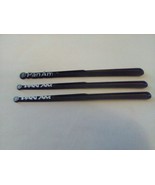 3 PAN AM Airlines Drink Stirrers Swizzle Sticks 1970s 2 fonts Black &amp; Si... - £7.63 GBP