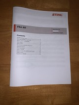 FSA 65 FSA65 Battery Trimmer Parts Illustrated Diagram List Manual - $13.75