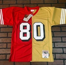 JERRY RICE 1994 Mitchell &amp; Ness Split Legacy Football Jersey ~Never Worn~ - £83.35 GBP