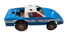 Darda Motors Corvette NYPD Car Toy Police Pullback Racing Blue White DBP - $21.77