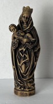 Vintage Ceramic Madonna And Child Religious Statue EUC Approx 9 1/2” Tall - £25.92 GBP
