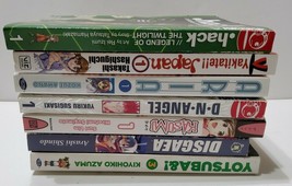 Lot of 7 English Manga SC Vol 1&#39;s .hack Yakitate Japan Aria D.N. Angel Kasumi - $55.86