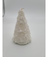 Partylite Cone Candle Christmas  Tree White Fir Pine Never Lit  - $9.99